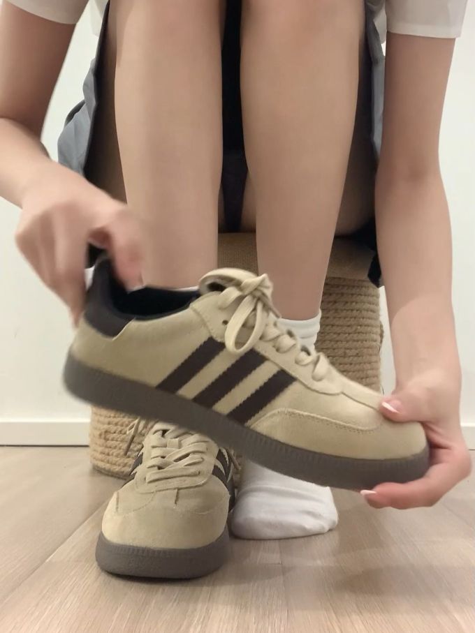 低帮 系带 皮革 