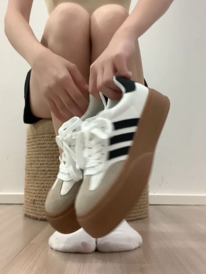 低帮 系带 皮革 