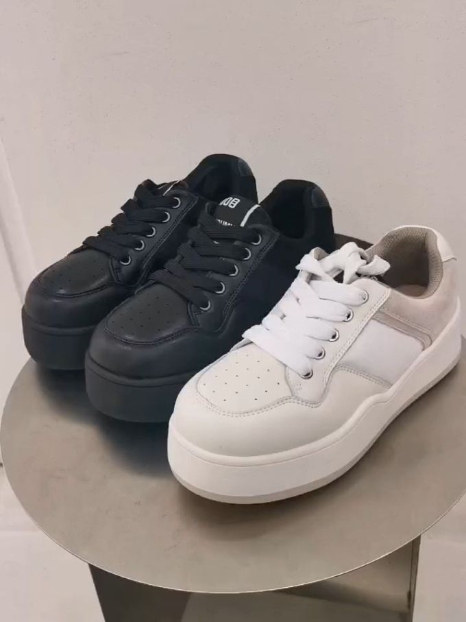 低帮 系带 皮革 