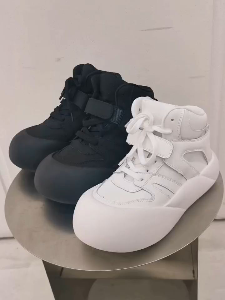 高帮 系带 皮革  - VALI鞋履AI设计主图
