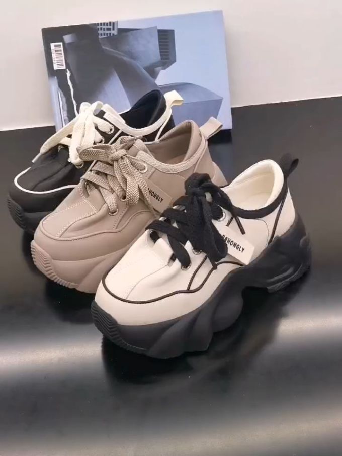 低帮 系带 皮革 