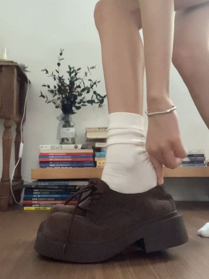 低帮 系带 皮革 
