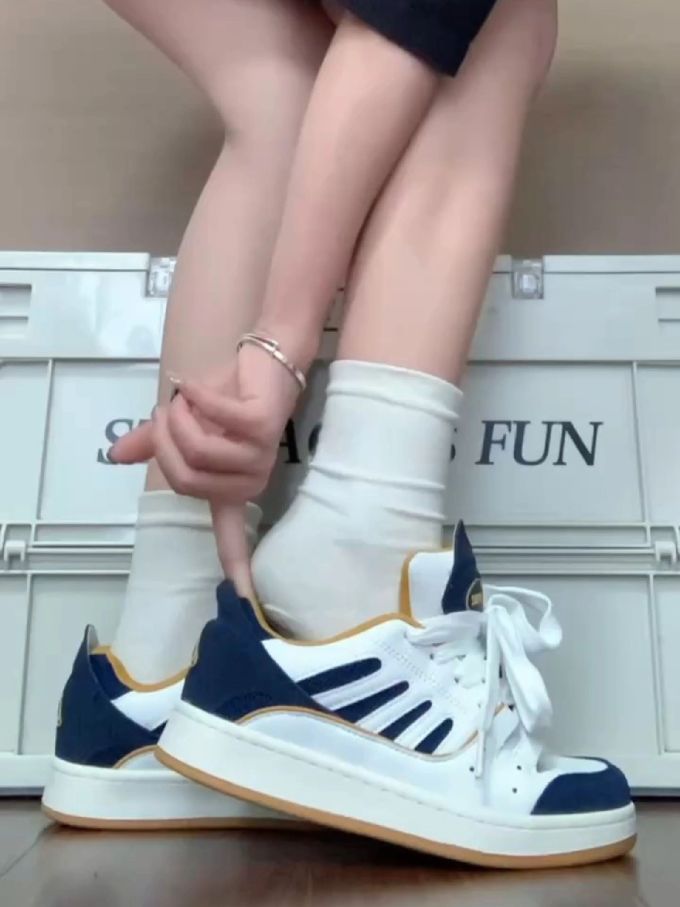 低帮 系带 皮革 