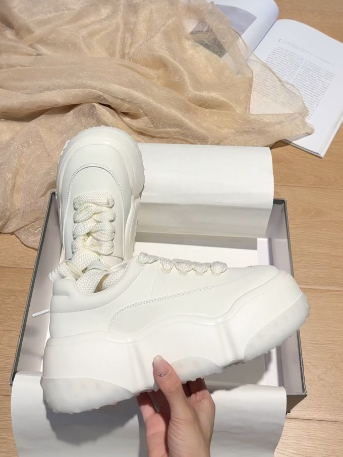 高帮 系带 皮革 