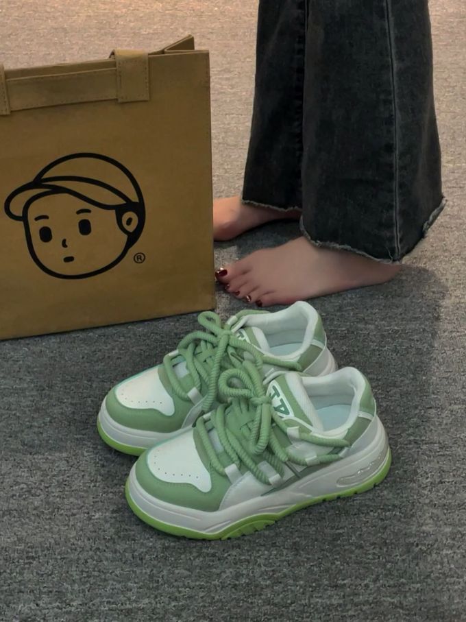 高帮 系带 皮革 
