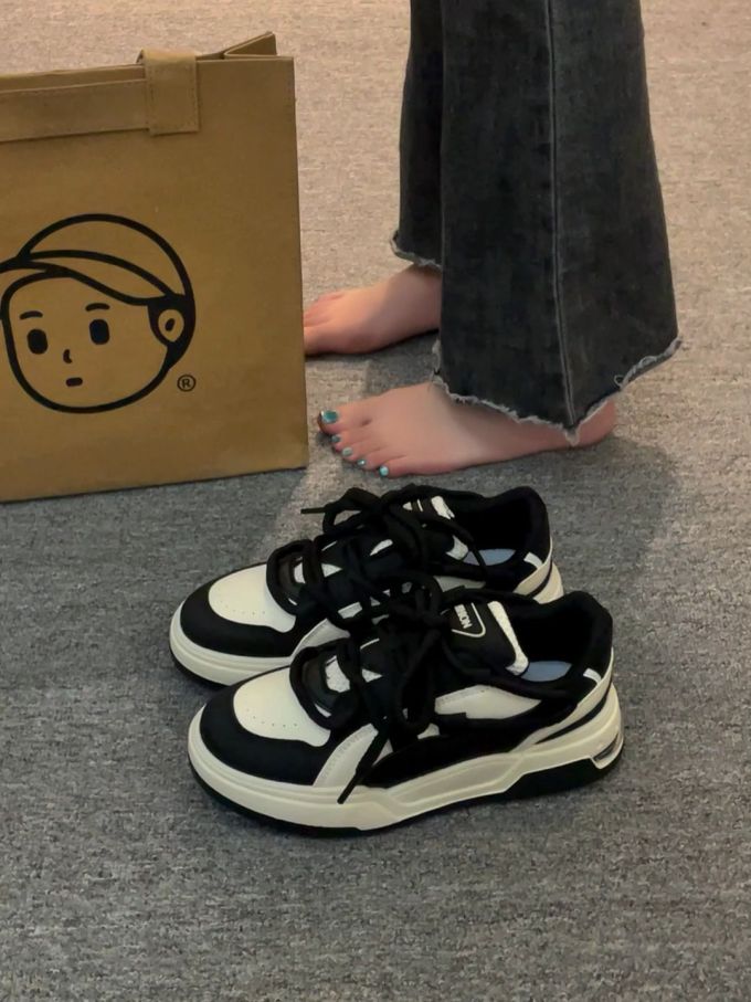 低帮 系带 皮革 