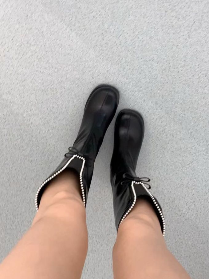 圆头 皮革 