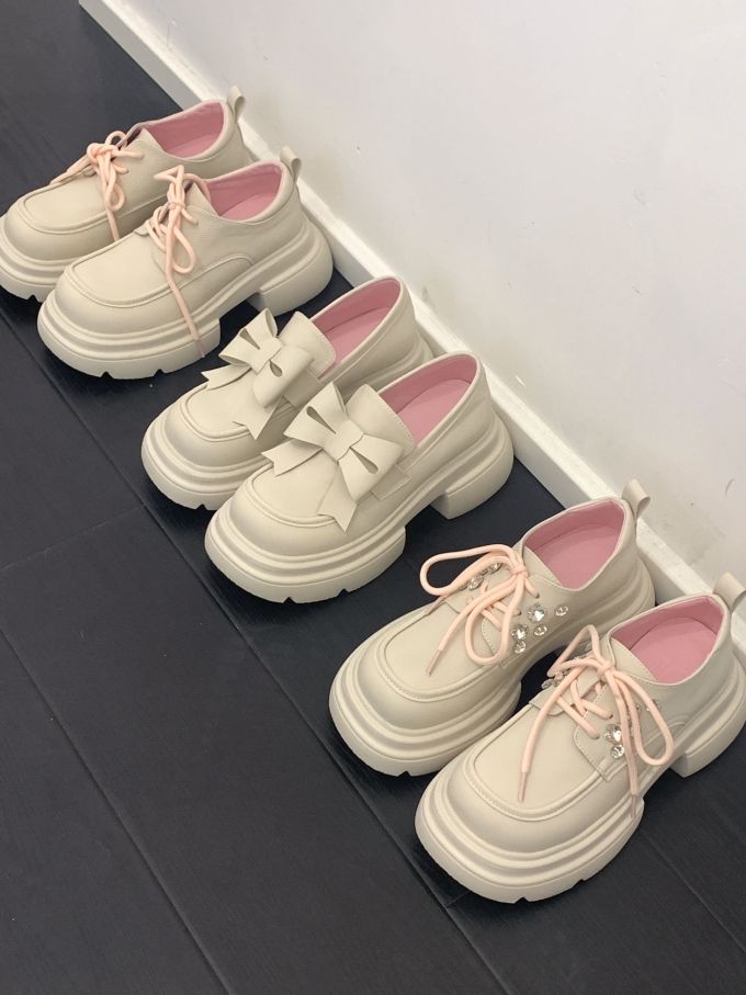 低帮 系带 皮革 