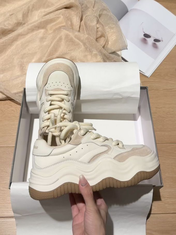 高帮 系带 皮革