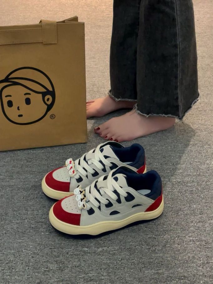 低帮 系带 皮革 