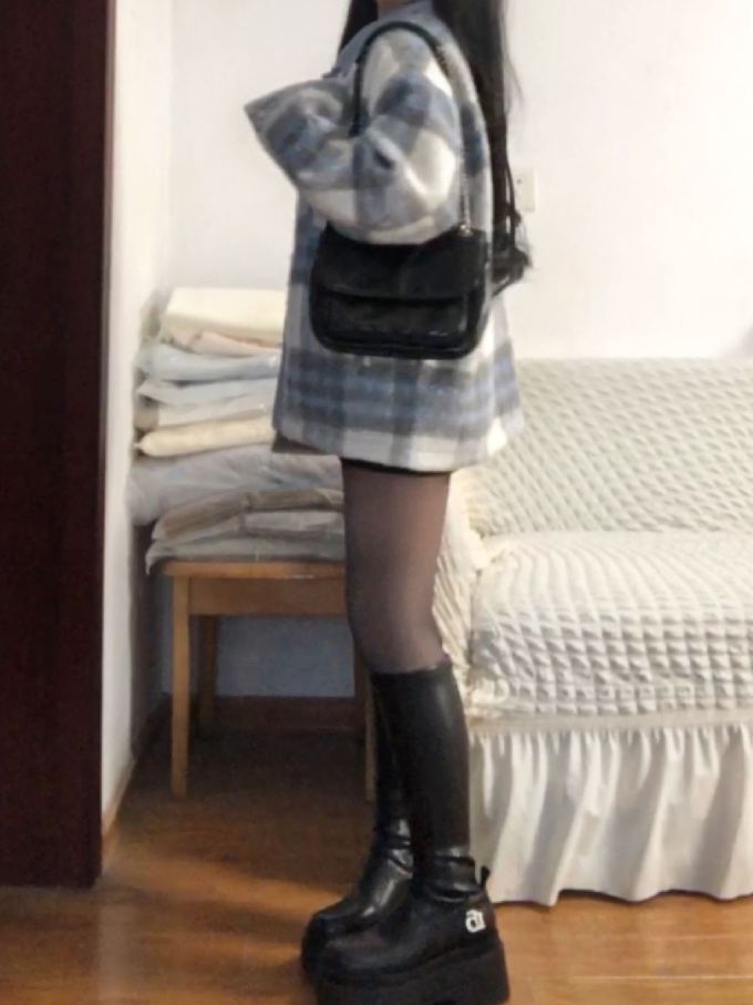 A型 格纹/菱格 踢踏舞鞋色 