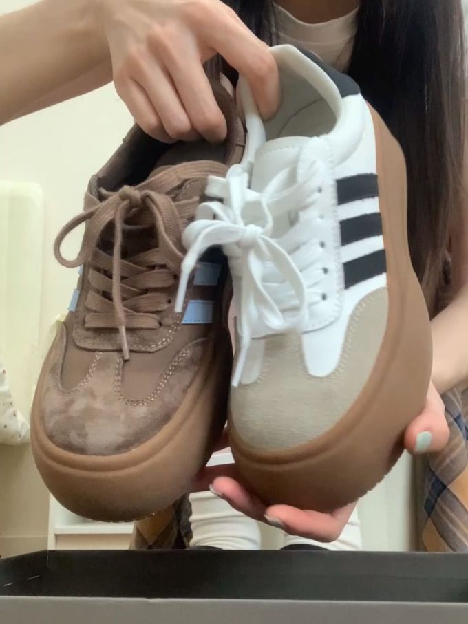 低帮 系带 皮革