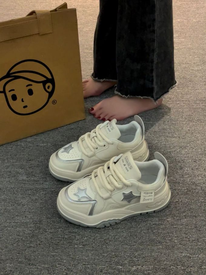 低帮 系带 魔术贴 皮革 