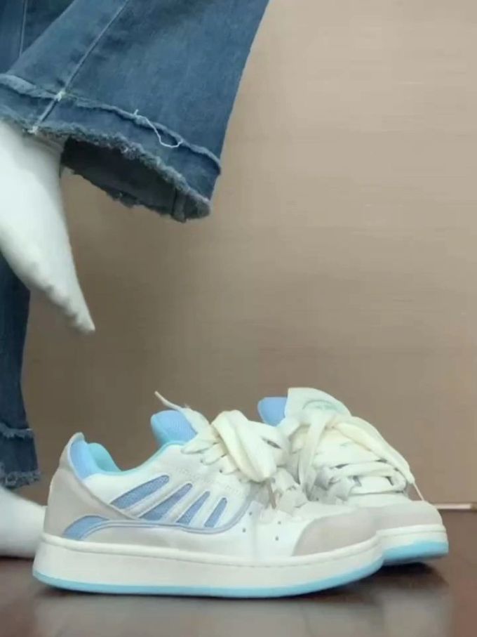 低帮 系带 皮革