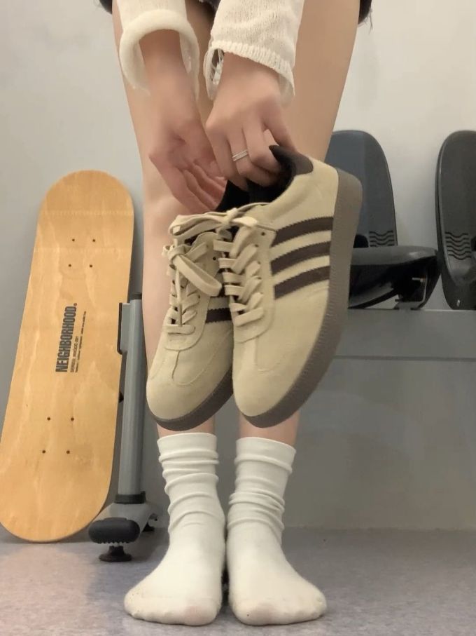 低帮 系带 皮革 