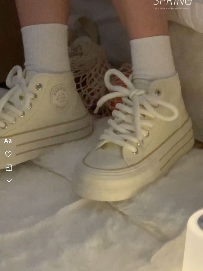 高帮 系带 