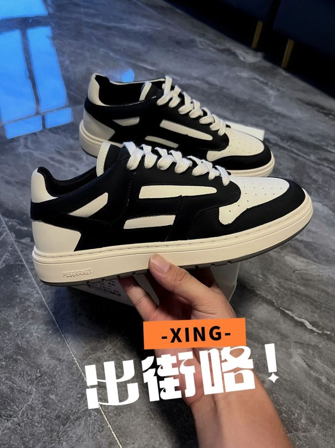 低帮 系带 皮革