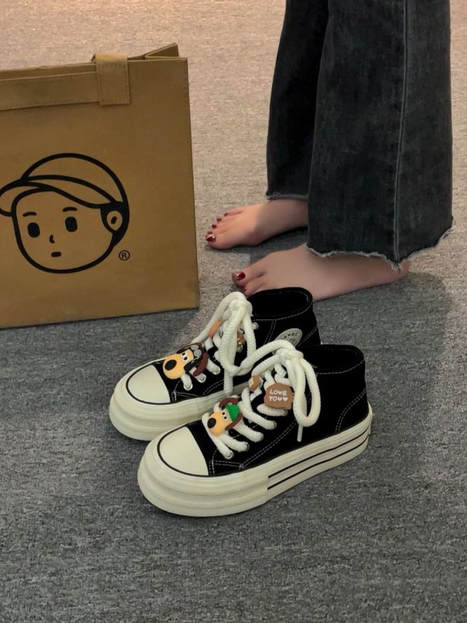 高帮 系带