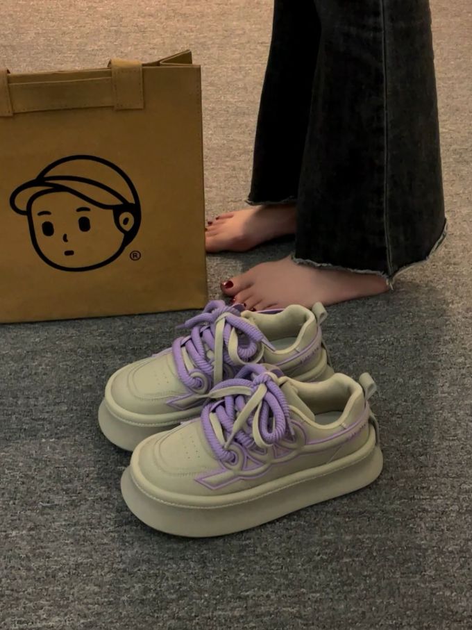低帮 系带 皮革