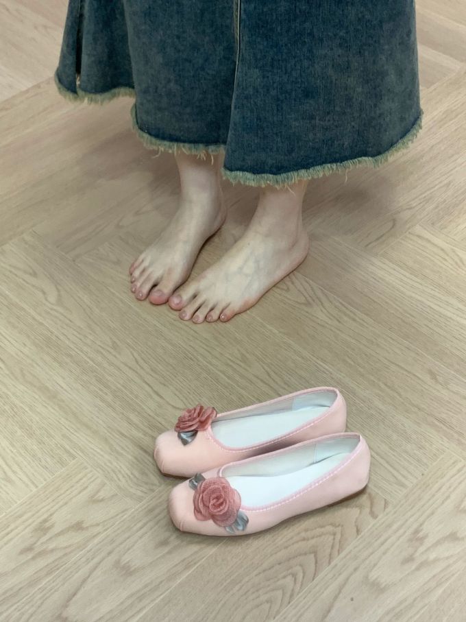 圆头 一脚蹬 浅口鞋 皮革