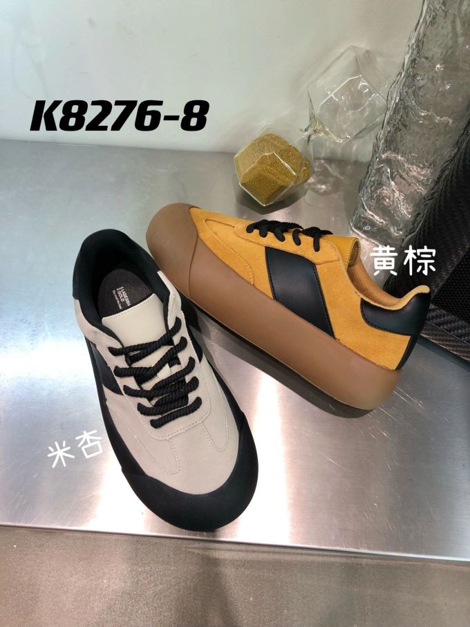 低帮 系带 皮革