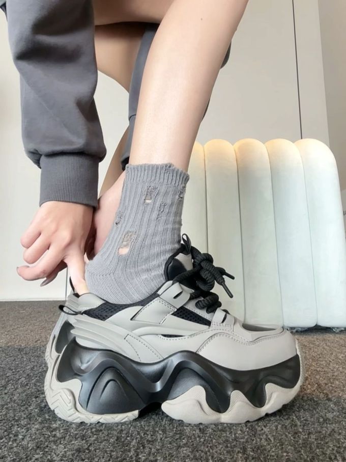 低帮 魔术贴 皮革 