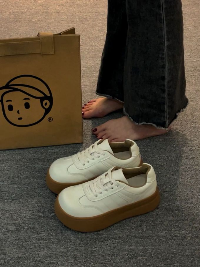 低帮 系带 皮革