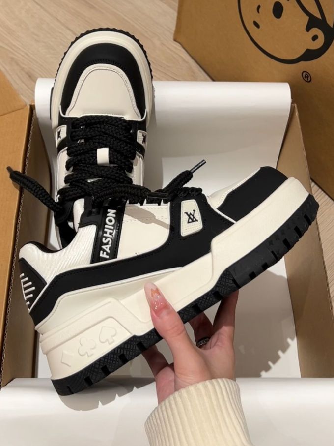 低帮 系带 皮革
