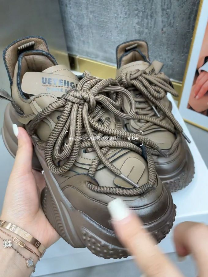 低帮 系带 皮革