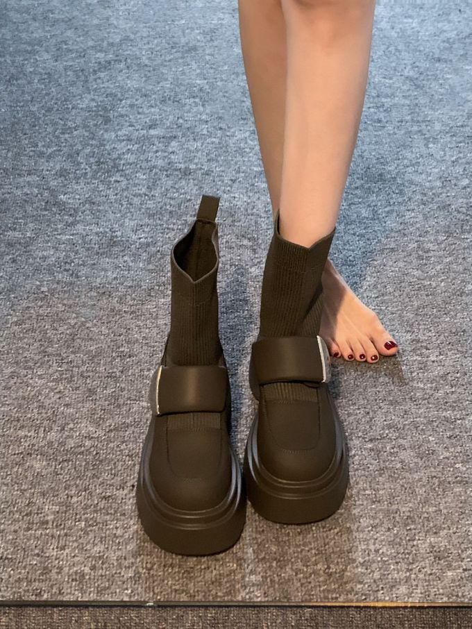 圆头 松紧带 皮革