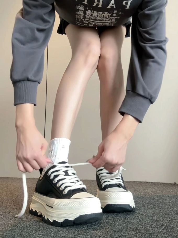 低帮 系带 