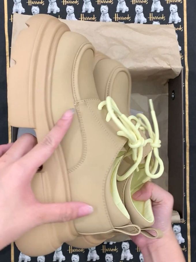 低帮 系带 皮革 