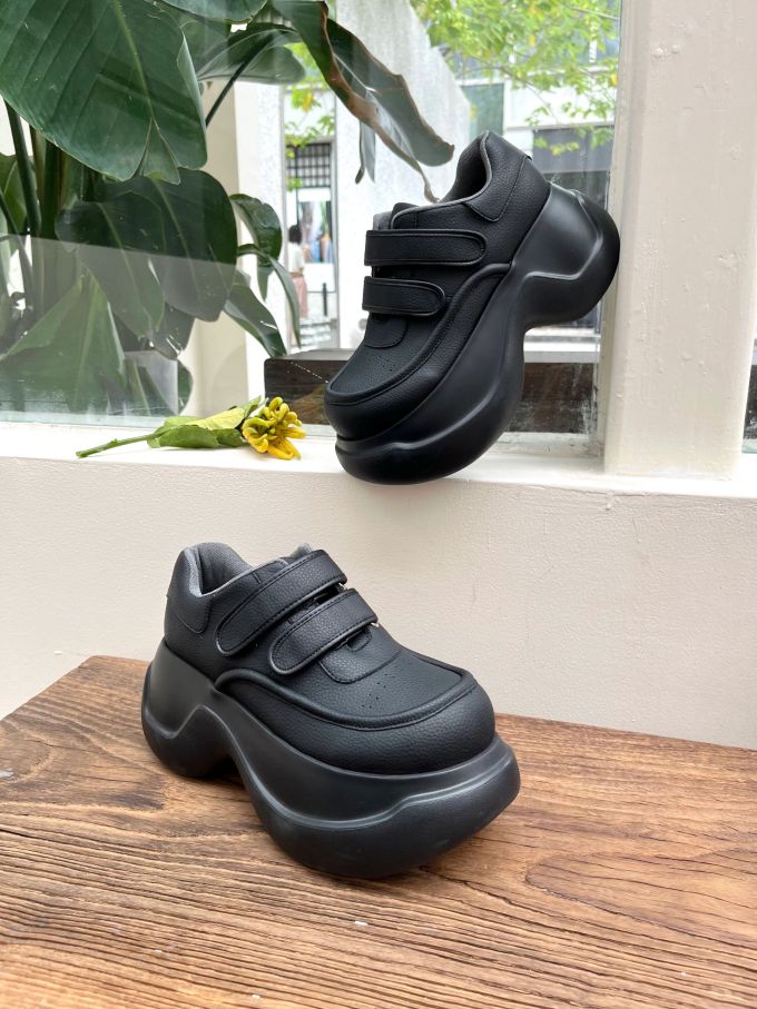 低帮 魔术贴 皮革 