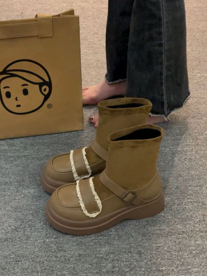 圆头 皮革 