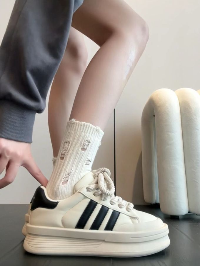 低帮 系带 皮革