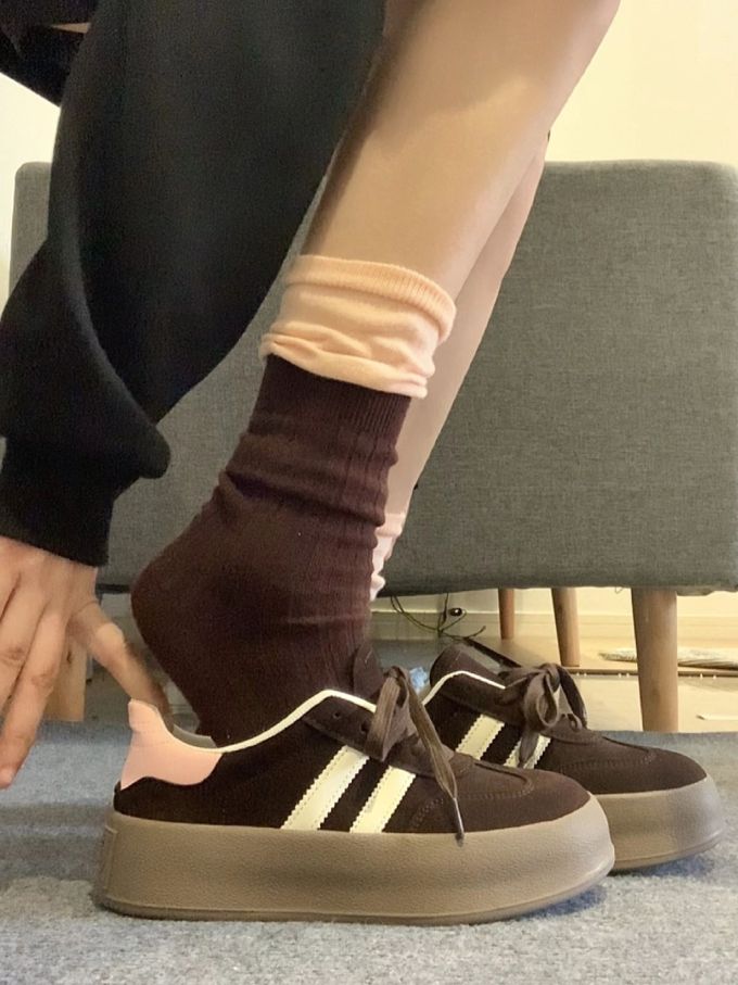 低帮 系带 皮革 