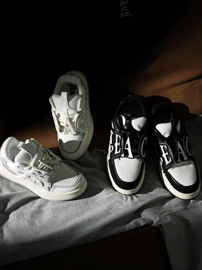 低帮 系带 皮革 