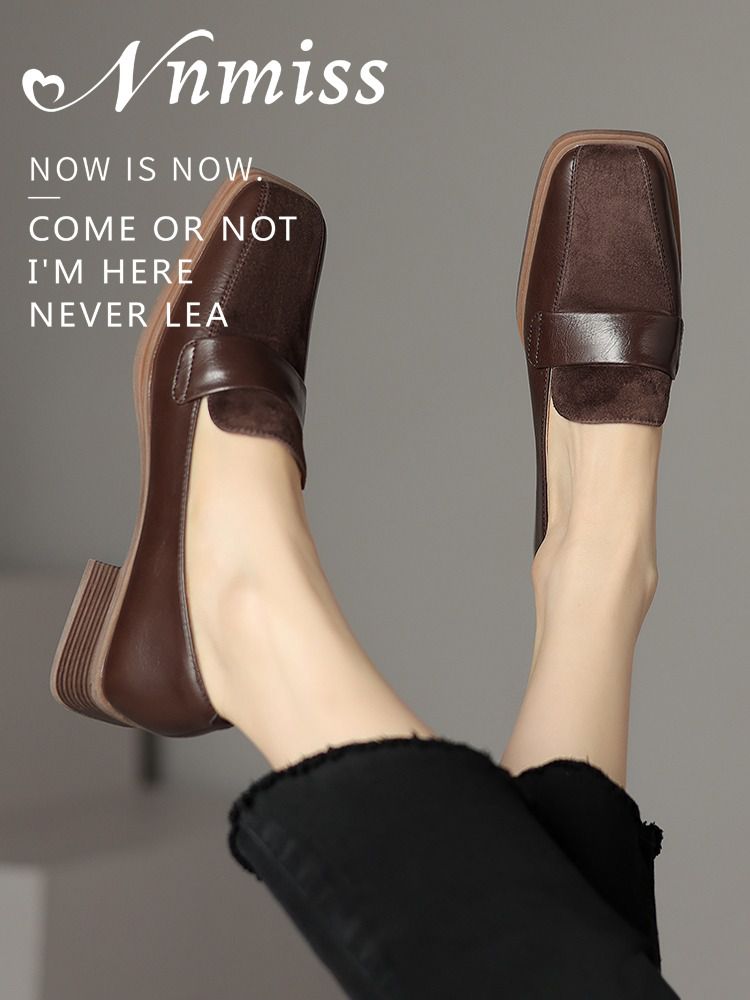 低帮 一脚蹬 深口鞋 皮革  - VALI鞋履AI设计主图