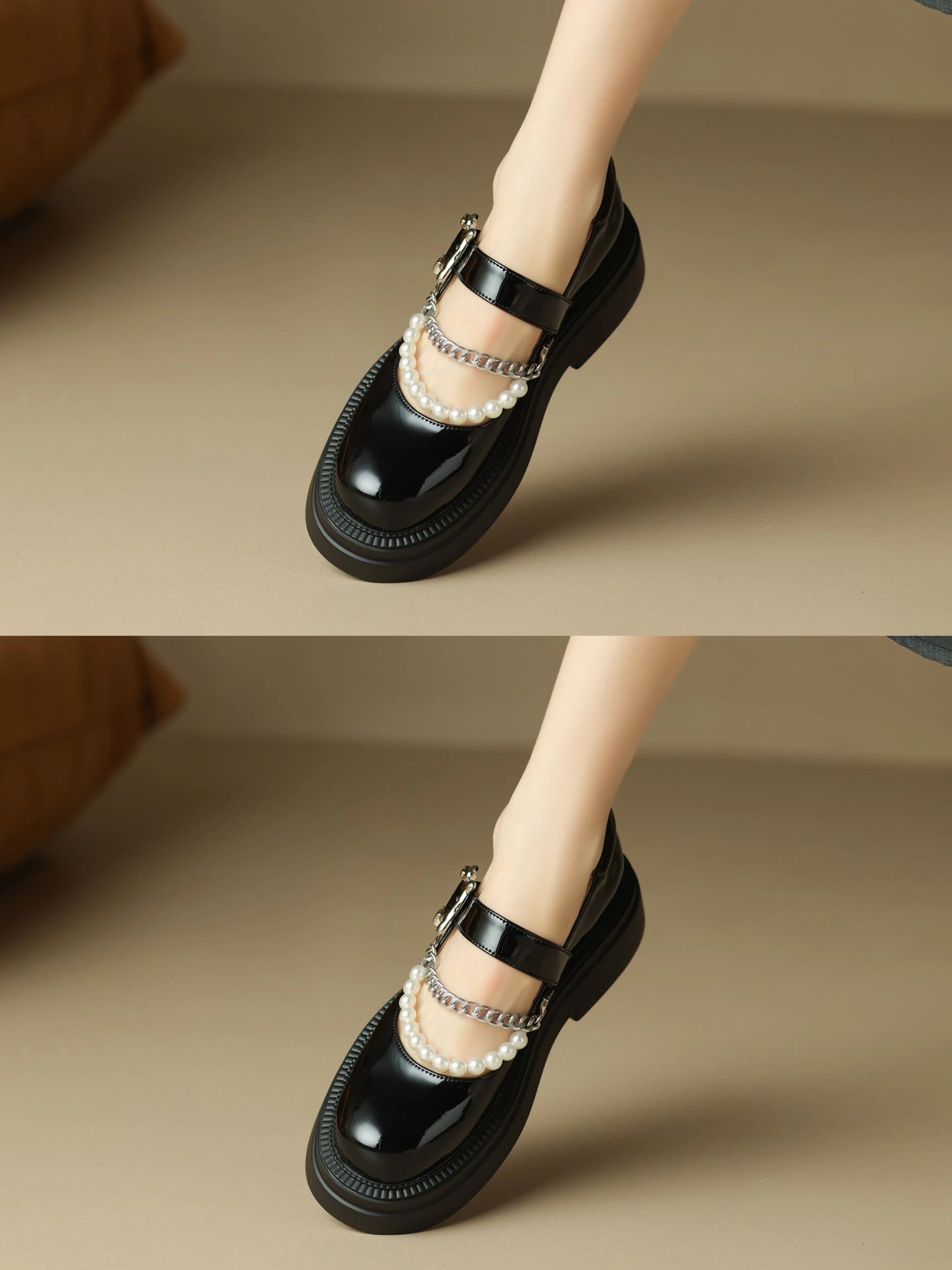 圆头 中口鞋 皮革  - VALI鞋履AI设计主图