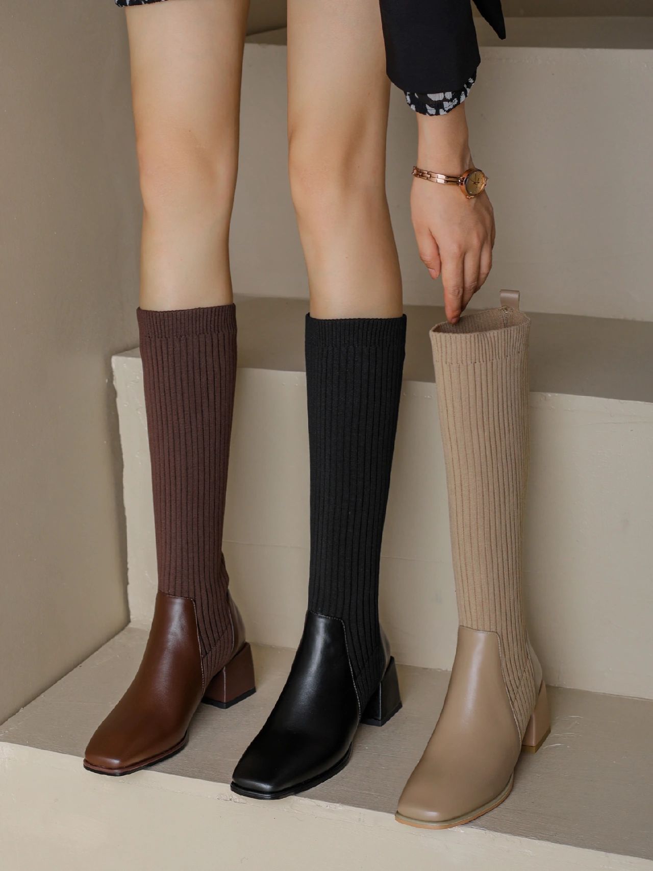 高跟 粗跟  - VALI鞋履AI设计主图