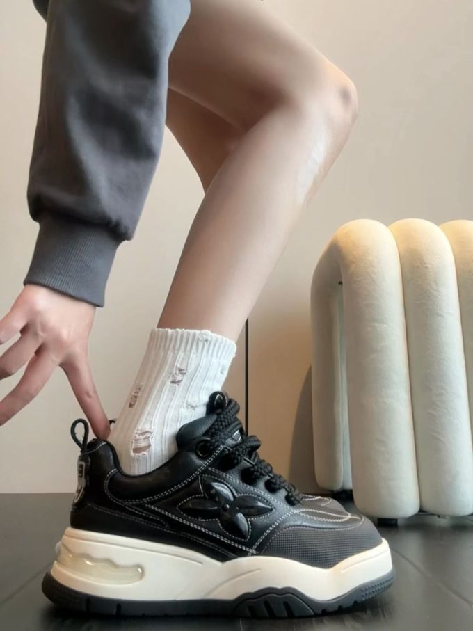 低帮 系带 皮革