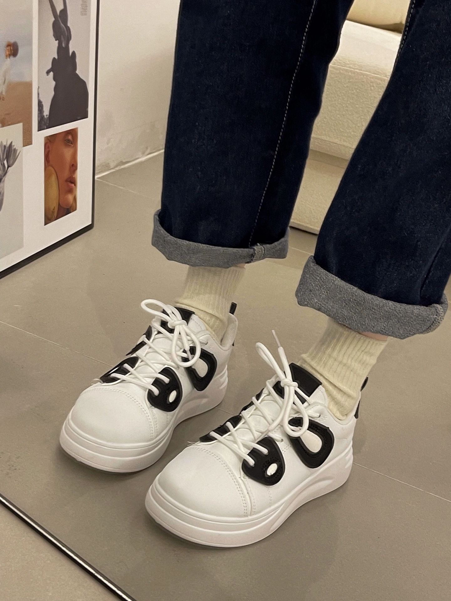 低帮 皮革  - VALI鞋履AI设计主图