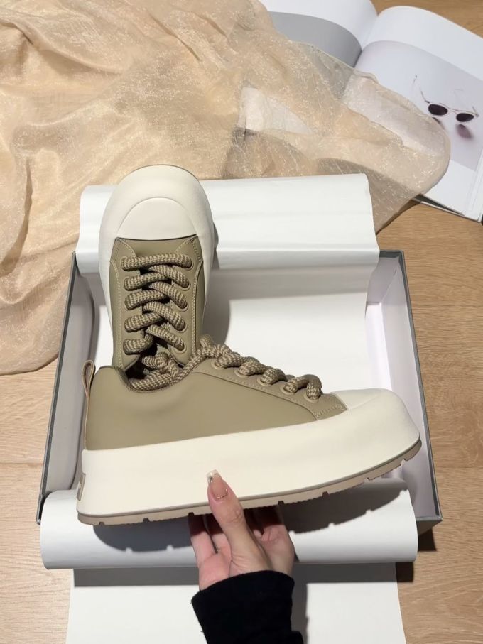 高帮 系带 皮革