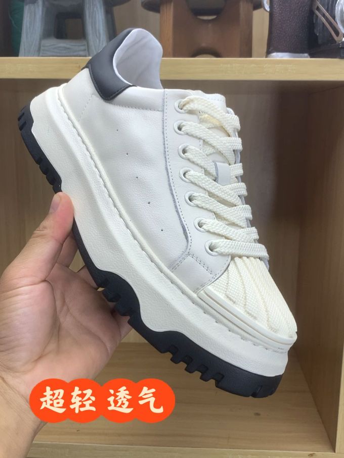 低帮 系带 皮革