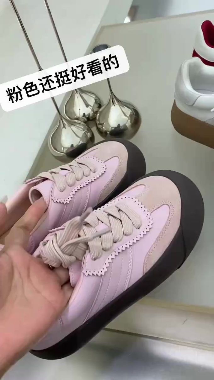 低帮 系带 皮革