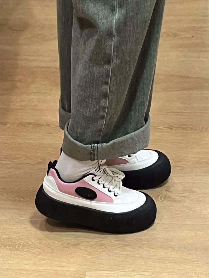低帮 系带 皮革 