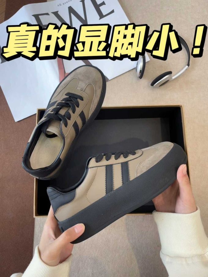低帮 系带 皮革