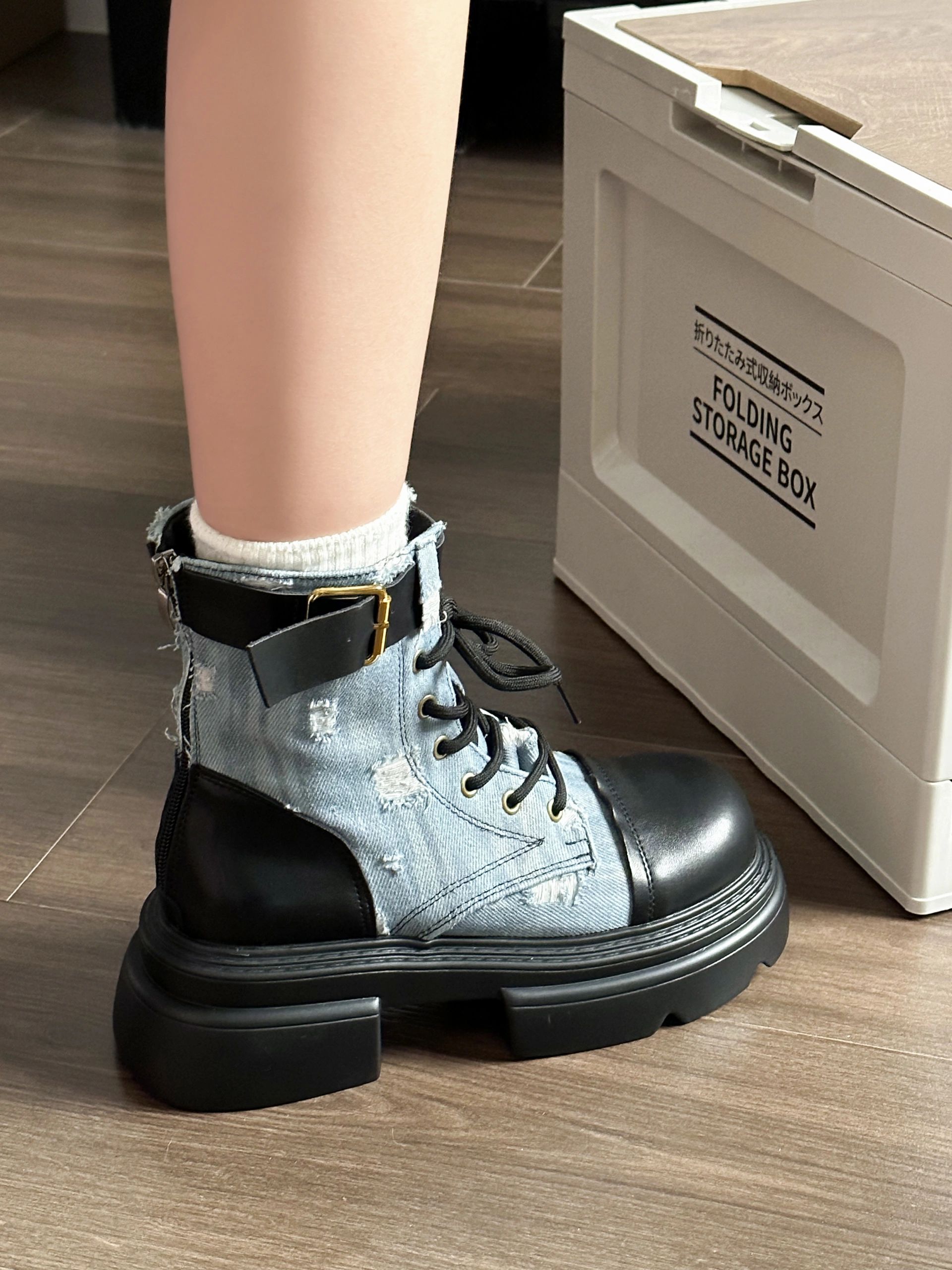 圆头 系带 皮革  - VALI鞋履AI设计主图