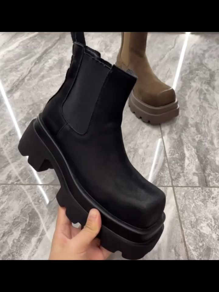 圆头 松紧带 皮革  - VALI鞋履AI设计主图