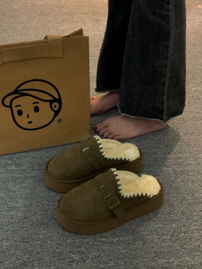 平底 无帮 皮革